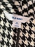 Old Navy 100% Polyester Houndstooth Gray Coat Size XXL (tall) - photo 6