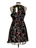 MM Couture 100% Polyester Print Black Cocktail Dress Size L - photo 2