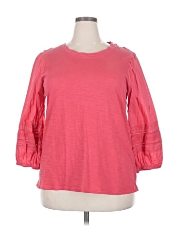 St. John's Bay 3/4 Sleeve Top (view 1)