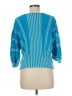 Moth 100% Cotton Stripes Blue Pullover Sweater Size M - photo 2