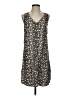 Gap 100% Viscose Print Black Casual Dress Size S - photo 1