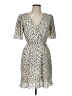 Assorted Brands Polka Dots Ivory Cocktail Dress Size L - photo 1