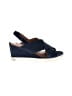 Caslon 100% Leather Blue Wedges Size 8 - photo 1