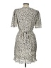 Assorted Brands Polka Dots Ivory Cocktail Dress Size L - photo 2
