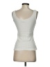 Wrap Solid Ivory Tank Top Size S - photo 2