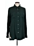 Calvin Klein 100% Polyester Color Block Green Long Sleeve Blouse Size L - photo 1