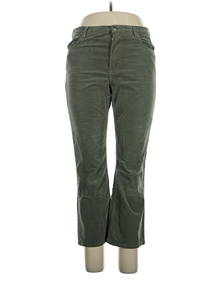 Pre-owned Mng Casual Pants In Green
