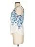 Kohl's 100% Rayon White Sleeveless Blouse Size XS - photo 5
