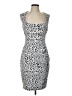 Cache Animal Print Silver Cocktail Dress Size L - photo 1