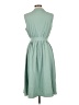 Shein Solid Green Casual Dress Size L - photo 2