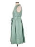 Shein Solid Green Casual Dress Size L - photo 5