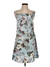 Shein 100% Polyester Tropical Blue Casual Dress Size 2 - photo 1