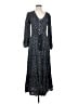 Faherty Polka Dots Black Casual Dress Size XS - photo 1