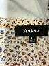 AaKaa 100% Rayon Animal Print Leopard Print Tan Casual Dress Size L - photo 7
