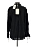 Assorted Brands 100% Linen Black Long Sleeve Button-Down Shirt Size S - photo 2