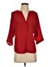 Joie 100% Polyester Red 3/4 Sleeve Blouse Size XS - photo 1