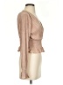 Leith 100% Polyester Tan Long Sleeve Blouse Size S - photo 4