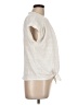 Cable & Gauge Ivory Short Sleeve Blouse Size L - photo 4