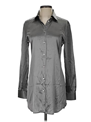 Van Laack Long Sleeve Silk Top (view 1)