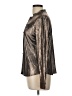 Shein Metallic Silver Long Sleeve Blouse Size L - photo 5