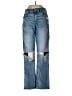 American Eagle Outfitters Color Block Blue Jeans Size 8 (estimated) - photo 1