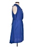 Maurices 100% Polyester Solid Blue Cocktail Dress Size L - photo 4