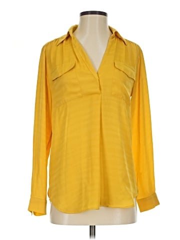 Ann Taylor Long Sleeve Blouse (view 1)