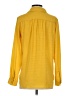 Ann Taylor 100% Polyester Color Block Yellow Long Sleeve Blouse Size XS - photo 2