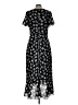 Cinq à Sept 100% Polyester Floral Black Casual Dress Size 10 - photo 2