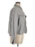 Gap 100% Linen Solid Gray Long Sleeve Button-Down Shirt Size XL - photo 4