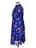 Torrid 100% Polyester Paisley Blue Casual Dress Size 1X Plus (1) - photo 5