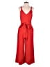 Trina Turk 100% Polyester Solid Red Jumpsuit Size 6 - photo 1