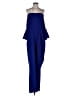 Eliza J Color Block Blue Jumpsuit Size 18 - photo 1