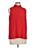 Mossimo 100% Polyester Red Sleeveless Blouse Size L - photo 1