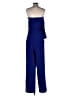 Eliza J Color Block Blue Jumpsuit Size 18 - photo 2