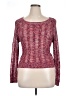 Roxy 100% Cotton Tweed Red Pullover Sweater Size XL - photo 1