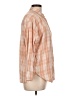 J.Crew Plaid Orange 3/4 Sleeve Button-Down Shirt Size 10 - photo 4