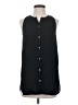 Banana Republic Black Sleeveless Button-Down Shirt Size S - photo 1