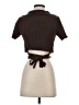 Unbranded 100% Acrylic Brown Short Sleeve Turtleneck Size P (petite) - photo 2