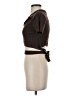 Unbranded 100% Acrylic Brown Short Sleeve Turtleneck Size P (petite) - photo 5