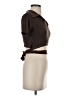 Unbranded 100% Acrylic Brown Short Sleeve Turtleneck Size P (petite) - photo 4
