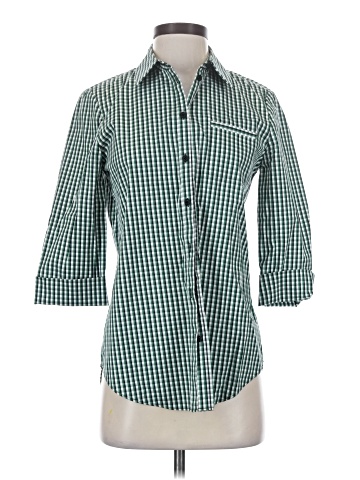 Lafayette 148 New York 3/4 Sleeve Button-Down Shirt (view 1)