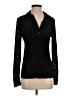 Halston Black Long Sleeve Blouse Size S - photo 1