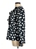 J.Crew 100% Polyester Polka Dots Black Long Sleeve Blouse Size M - photo 5