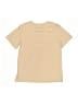 Shein Solid Tan Short Sleeve T-Shirt Size 150 cm / US 12 - photo 2