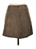 Blank NYC 100% Leather Solid Brown Tan Leather Skirt Size 26 waist - photo 2