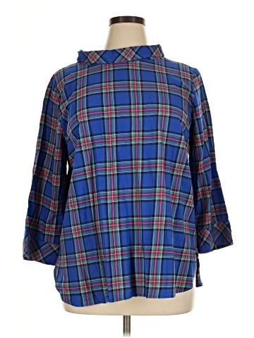 Talbots Outlet 3/4 Sleeve Button-Down Shirt (view 1)