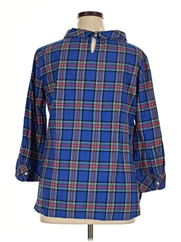 Talbots Outlet 3/4 Sleeve Button-Down Shirt (view 2)