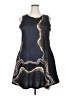 Camisa Graphic Black Cocktail Dress Size XXL - photo 1