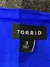 Torrid 100% Polyester Blue Sleeveless Blouse Size 3X Plus (3) - photo 7